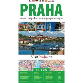Praha / plán města 1:16 000