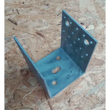 Tesařské kování Kotevní profil "U" bez prolisu 100x100 mm Zn