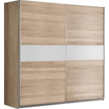 Šatní skříň Forte Webster dub sonoma/bílá
