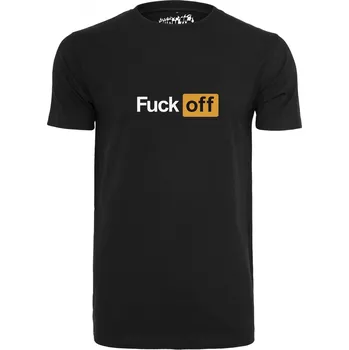 Pánské tričko Urban Classics Fuck Off Tee černé