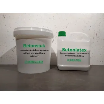 Malířská stěrka Betonstuk - stěrka s vysokou adhezí k podkladu | Domus Aurea Hmotnost: A+B (2/0,5)