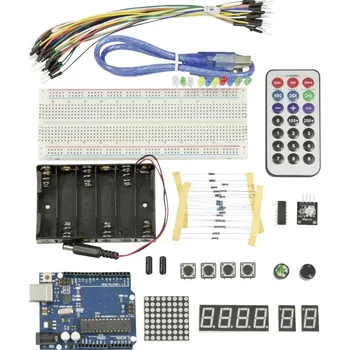 Elektronická stavebnice Allnet ALL-E-2 (E2) startovací sada Starter Kit LIGHT UNO R.3 ATMega328