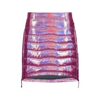 Dámská sukně SKHOOP SHORT DOWN shiny cherry L; Fialová zimní sukně péřová + DÁREK DLE VÝBĚRU!