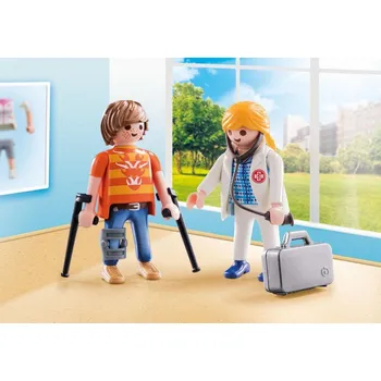Stavebnice Playmobil Playmobil 70079 Doktorka a pacient