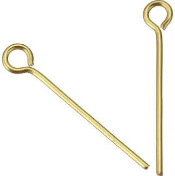 Materiál na výrobu šperku Ketlovací jehly 0,7mm Zlaté - 1Ks - 40mm
