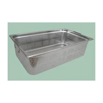 Nádoba na pečení Gastronádoba nerezová děrovaná GN 1/1 s úchyty 530 x 325 mm, hloubka: 200 mm