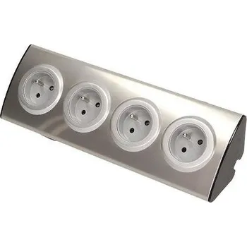 Elektrická zásuvka Orno Inox OR-AE-1340 4x230V