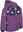 Unuo Softshellová bunda s fleecem jednorožci ostružinová, 122-128