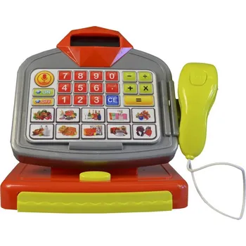 Hra na obchod Made Dětská pokladna s penězi 20 cm