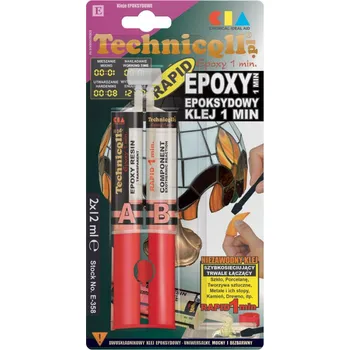 Karosářský tmel Technicqll Lepidlo epoxidové minutové bezbarvé 2x12ml