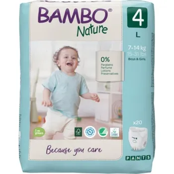 Plenkové kalhoty Abena Bambo Nature Pants 4 7-14 kg