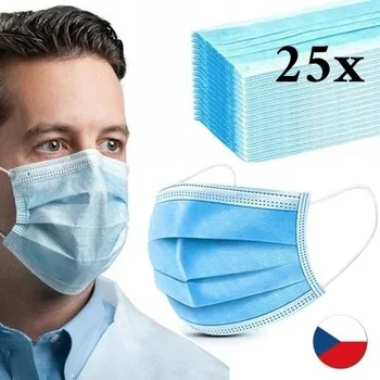 rouška Ochranná rouška s mikrobakteriálním filtrem 25 Kusů
