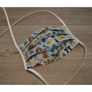 rouška Šatoli.cz Dvouvrstvá bavlněná rouška - Hmyz