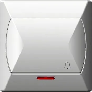 vypínač Zvonkový vypínač podsvícený bílý