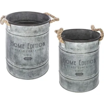 Příbor Atmosphera Květinové obaly v květináčích, 2 velikosti, sada