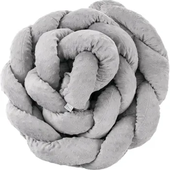 mantinel do postýlky Belisima Mantinel cop do postýlky 230 x 17 cm šedý