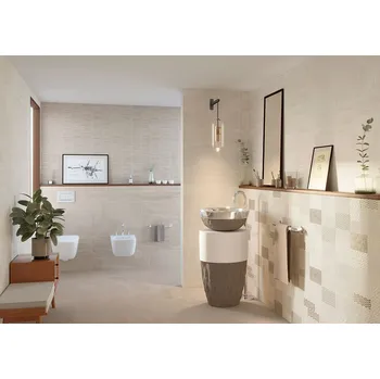 Obklad Inserto Era Ivory A+B - obkládačka inzerto 25x75 krémová mat Inserto Era Ivory A+B