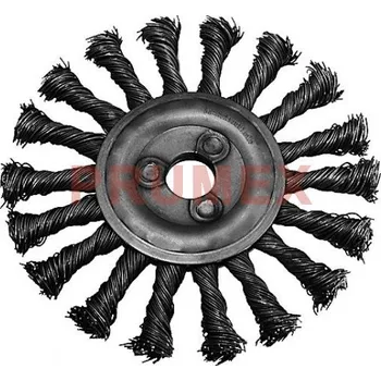 Drátěný kartáč Kartáč copánkový radiální - ocel, 120x16/0,40 - KART 1261453