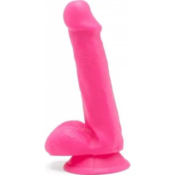 Dildo Dildo s varlaty ToyJoy Get Real Happy Dicks 6 Inch růžové, barevné dual density dildo s přísavkou 16,5 x 3,5 cm