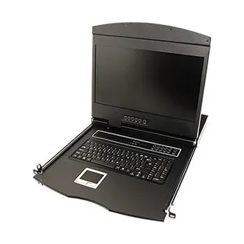 KVM přepínač Value LCD 19" KVM přepínač (USB Klávesnice a Myš, VGA) 8:1, USB, výsuvný, do 19" rozvaděče, UK - 26.99.0190