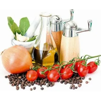 Obraz DIMEX | Obraz na skle | Bylinky GL-30-019 | 30 x 30 cm + Skleněný fotoobraz na stěnu české výroby DIMEX - GL-30-019 Bylinky, v rozměru 30 x 30 cm