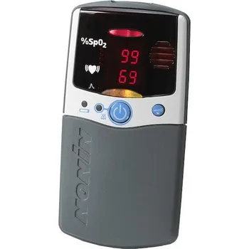 Měřič tělesných funkcí Nonin ruční pulzní oxymetr PalmSat 2500A s pamětí - s alarmem