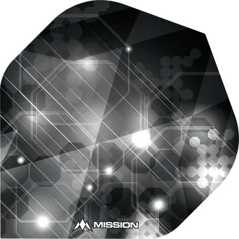 Příslušenství pro šipky Mission Letky Astral - Grey F2860