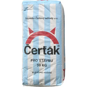 Vápno Čerťák bílé vápno hašené pro stavbu