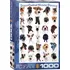 Puzzle Eurographics Psí rasy 1000 dílků