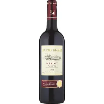 Recenze Roche Mazet Merlot Pays d'Oc 2018 0,75 l Víno Recenze Roche Mazet Merlot Pays d'Oc 2018 0,75 l