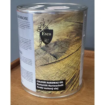 Olej na dřevo ESCO Tvrdý voskový olej Olivově zelená 3007