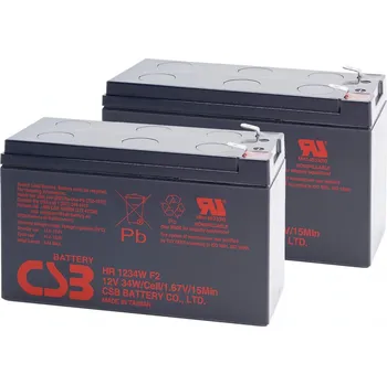 Záložní baterie APC KIT RBC124, RBC142, RBC177, RBC109, RBC33 - baterie CSB, , baterie do UPS, EZS, EPS