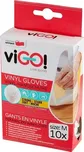 viGO vinylové rukavice M 10 ks