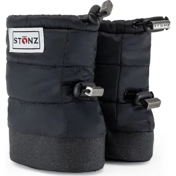 Chlapecké holínky Barefoot boty Stonz Baby Puffer Booties - Black S
