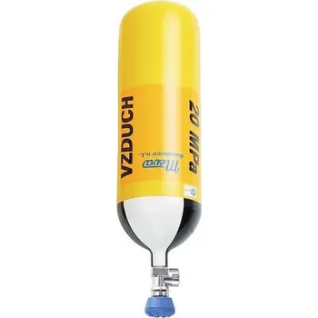 Kyslíková lahev MEVA tlaková ocelová láhev 5L/200 bar s ventilem VTI EFV Životnost: 40 let