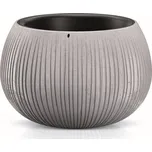 PROSPERPLAST Květináč s vkladem BETON BOWL šedý 18 cm