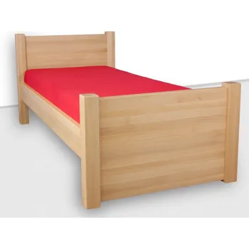 Postel Krajča Jednolůžková postel z masivu Izabella 80 x 200 cm Povrchová úprava dřeva: Bezbarvý lak PUR, Druh dřeva: Borovice