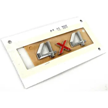 Znak automobilu Škoda Superb II-Zadní nápis 4x4 červené x original