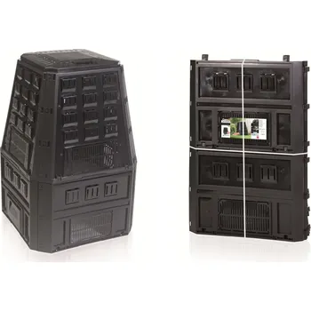 Kompostér PROSPERPLAST Kompostér EVOGREEN černý 850l bez balení