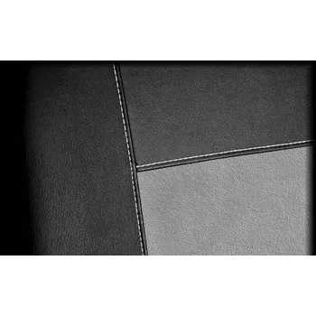 Potah sedadla Automega Autopotahy Peugeot Boxer II, 3 místný, od r. 2006, Eco kůže + alcantara šedé