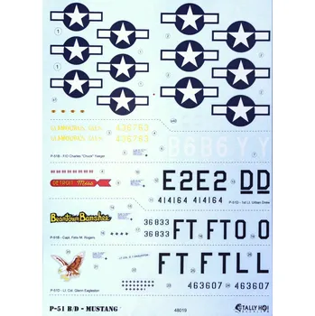 Plastikový model Tally Ho! 1/48 P-51 II