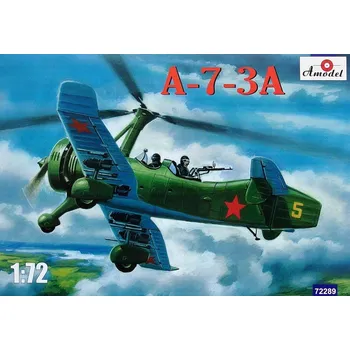 Plastikový model A model 1/72 A-7-3A Soviet gyroplane