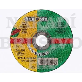 Řezný kotouč Flexovit Řezný kotouč 125x2,5x22,23 C24R MARCHANDISING 8711479389603