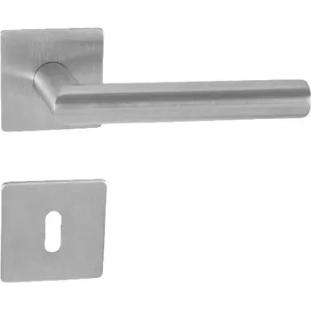 Dveřní kování Rozetová klika magnetická M&P kování FAVORIT - HR 3SM nerez Provedení: klika/klika na rozetách (bez spodní rozety), Povrch: BN - broušená nerez 8584138395792