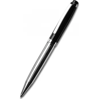 Kuličkové pero Art Crystella Broadway, Swarovski Crystals, černo-stříbrná, 14cm