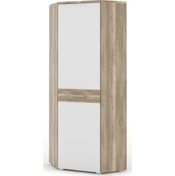 Šatní skříň Mb Domus Karakas canyon oak/bílý lesk