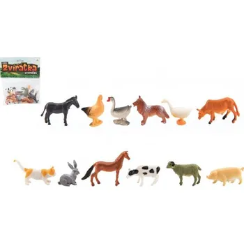 Teddies Mini domácí farma 12 ks
