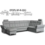 MEBLOSOFT Modulová sedací souprava TORO OT+3F+R+2