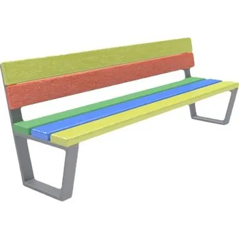 Zahradní lavice Dětská venkovní lavička DADOS 195 cm Patky (přišroubování)