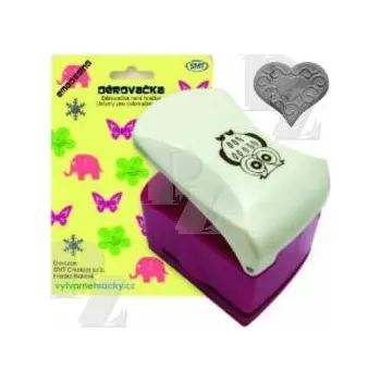 Děrovačka Děrovačka dekorační 32mm s embosing efektem srdce